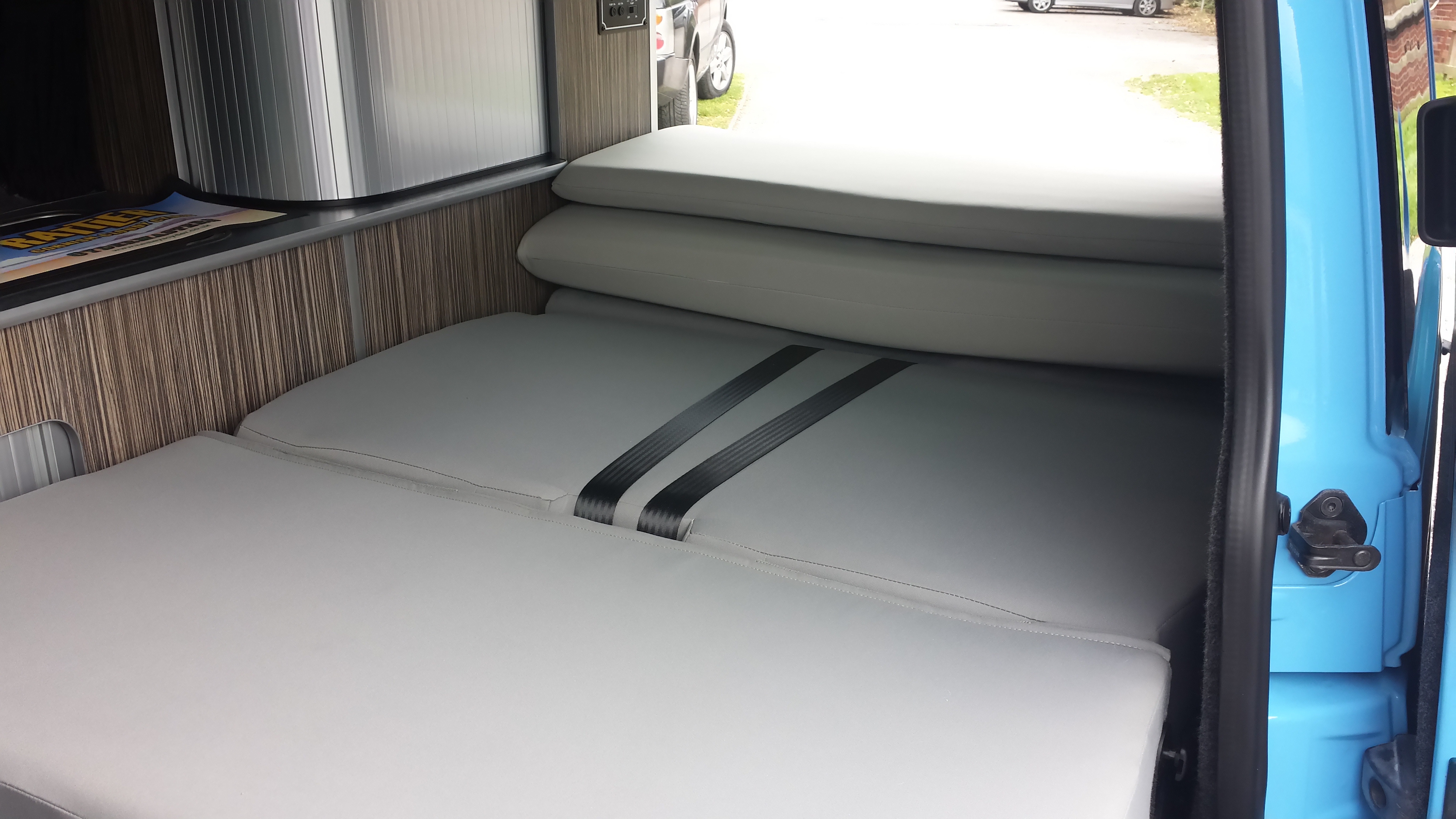 Details About Vw T5 Rib Bed Memory Foam Mattress Topper Camper Van T5 T4 T3 T25 Westfalia