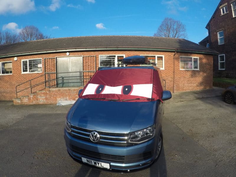Comfortz VW T4 / T5 / T6 and T6.1 Customised Coloured Thermal windscreen cover.